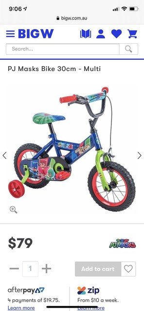 big w 30cm bike